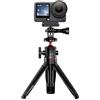 Generic Treppiede di estensione per fotocamera, mini selfie stick per tiro, impugnatura per Insta360, accessori per fotocamera tascabile DJI Action (nero)