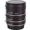 Yctze Set Tubo di Prolunga Macro Anello Adattatore per Primo Piano 14mm 22mm 32mm per Fotocamera EF S con Messa a Fuoco Automatica Misurazione TTL e modalità di Esposizione AE