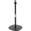 KAUITOPU Treppiede per proiettore regolabile in altezza 65-120 cm, in acciaio al carbonio, girevole a 360°, inclinabile a 90°, montaggio senza attrezzi per home theater, ufficio e presentazioni