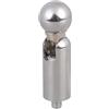 Hangsu Supporto per telefono retrovisore per moto, 17 mm a 1/4 di pollice con filettatura maschio, adattatore per testa a sfera per connessione stabile in condizioni di guida