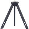 lamphle Mini Stand Facile Da Trasportare Stabile Campeggio Forniture Flessibile Cellulare Treppiede per Casa Nero