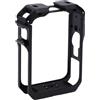 Denash Metal Cage Fit per Telecamera 360 Panorama con Supporto Multiple Espansione Tappo Lente a Sblocco di Sicurezza Telecamera Protettiva per Telecamera, Design 1:1, Doppi Supporti a (BLACK)