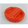 vhbw obiettivo coperchio 46mm presa interna snap on rosso per fotocamera Panasonic Lumix G 1.7/20 mm Asph, Panasonic Lumix G 14 mm 2.5 Asph.