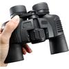 Generic Binocolo telescopico 16x50 12x45 Lente con rivestimento Bak4 impermeabile Strumenti for la caccia al campeggio(12x45)
