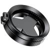 Lapiglo Filtro CPL professionale da 52 mm con supporto magnetico per smartphone, riduce i riflessi e aumenta la saturazione del colore, kit adattatore portatile per lenti del telefono con custodia per