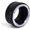 fittings4you Adattatore per obiettivo OM-NEX compatibile con obiettivo Olympus OM compatibile per Sony E-Mount NEX Camera Adapter