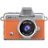 ModLuvano Leggero per mini fotocamera con schermo ribaltabile e interfaccia di tipo C per la creazione di contenuti mobili moderni (arancione)