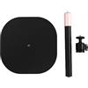 Haofy Kit Supporto da Pavimento per Fotocamera, 25-40 Cm Telescopico Facile Montaggio Telaio in Acciaio Legato Stabilizzatore Girevole per Fotocamera Porta a Vite da 1/4 Pollici per