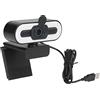 Ylwxzenith Camera Web HD 1080p con messa a fuoco automatica, riduzione del rumore, installazione per conferenze desktop, ampia compatibilità per Skype Zoom FaceTime