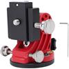 Qcwwy Sedile di Regolazione della Latitudine, Supporto per Telescopio in Lega di Alluminio Gamma di Angoli da 0 a 90 Gradi Regolazione Accurata Base della Latitudine per Accessori (rosso)