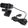 Garsent Webcam 4K per PC, Webcam Auto Focus con Telecomando, Microfoni Omnidirezionali a Doppia Doppia, Fotocamera Web Plug & Play per lo Streaming Live