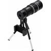 Camnoon Set Telescopio Monoculare 16x52, Telescopio Monoculare Prisma BAK4 con per Cellulare + Supporto per Treppiede + Borsa il Trasporto, Impermeabile e Antiappannamento