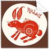 DIYthinker Anno di conigli animali China Zodiac rosso occhiali panno di pulizia del pulitore dello schermo 5PCS Gift