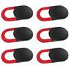 Qwertfeet 6 Pack Slide Privacy Protection Ultra Sottile Anti- Laptop Camera Cover Per Computer Pro