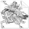DIYthinker Masterpiece The Romance of the Three Kingdoms Cina cinese figure Guanyu linea disegno occhiali panno di pulizia del pulitore dello schermo 5PCS