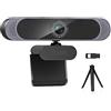 ZXZZAS 4K 1080P FHD Webcam USB Auto Focus Web Camera PC Computer WebCamera for trasmissione in diretta Videochiamate Lavoro in conferenza Per conferenze(1080P)