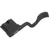 Mtlavishness Mtlavishishness Hot Shoe Up Up Grip a mano in lega di alluminio CNC per la presa di Fuji x 1 x T2 X T3 X T10 X T20 X T30 telecamere in argento (Nero)