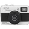 Tangxi Mini Fotocamera Portachiavi 4K, Piccola Fotocamera Digitale retrò FHD da 68 MP con Schermo Ribaltabile da 1,47 Pollici, Piccola Videocamera Portatile per Selfie con Luce di (BLACK)