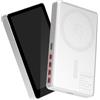 CLSSLVVBN Telecamera posteriore per telefono, selfie, vlog, posizionamento, forte tecnologia magnetica Bluetooth 4, telefono per selfie in lega di alluminio, argenteo
