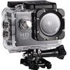Tosuny Mini Macchina Fotografica Sportiva DV, Macchina Fotografica d'azione Esterna Impermeabile Videocamera HD 1080P, Schermo ad Alta Definizione da 2 Pollici, Ideale per attività all'aperto(Nero)