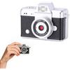 YUEHISY Fotocamera Digitale CCD Display Ribaltabile HD da 1,47 Pollici, Mini Videoregistratore Portatile per Videocamera Vlog retrò 1080P per Studenti, Viaggi e Regali