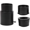 Akozon Tubo di Prolunga per Oculare da 2 Pollici 60 Mm per Telescopio Astronomico e Set di Anelli Adattatori T2‑N1 per FotocamereJ1/J2/J3/J4/J5/V1/V2/V3