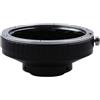 MOUDOAUER Adattatore per obiettivo da EF/EF-S a C per obiettivi Canon EOS EF e EF-S su fotocamere C-Mount, in lega di alluminio