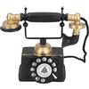 Fafeicy Modello di Telefono con Cavo Vintage Antico Moderno a Rotazione retrò Ornamento per la Barra del Bar