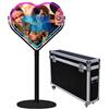 PAAFNN Cabina fotografica a specchio con software APP Magic Selfie Station Shell Stand Photobooth macchina touch screen con luce RGB e trolley per eventi (nero C, macchina per cabina fotografica)