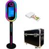 WideMeet Specchio Photo Booth con schermo LCD touch screen da 15,6 pollici, portatile, supporto per selfie Photo Booth per feste di nozze, noleggio eventi (macchina nera + stampante)