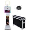 PAAFNN Macchina fotografica DSLR con specchio touch screen da 15,6 pollici, controllo tramite app, per cabina fotografica, stazione per selfie, supporto fai da te LCD Photobooth con luce RGB (Machine +