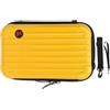 Generic Custodia da Viaggio per Action Cam, PC con Protezione Anticaduta e Custodia in Nylon per Action Camera da Viaggio (Giallo)
