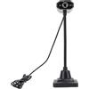 Asixxsix Webcam HD, Fotocamera USB per Computer 1280x720, Microfono Omnidirezionale Integrato con Riduzione del Rumore da 3 Metri, Plug and Play per Vista