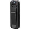KVBRUI Mini telecamera HD 1080P Videoregistratore digitale portatile Videocamera di sorveglianza Visione notturna Video Polizia BodyCam a infrarossi(Black)