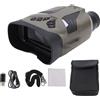 SustVita Videocamera binocolo SustVita 4K con acquisizione foto da 48 MP Zoom digitale 8X Schermo a colori da 3 pollici e supporto scheda da 128 GB per campeggio e attività all'aperto (Oro opaco)