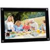 Jectse Cornice per Foto Digitale Smart WiFi da 10,1 Pollici, Touch Screen HD 1280x800 con Rotazione Automatica Verticale in Orizzontale con Memoria da 32 GB per L'app (BLACK)