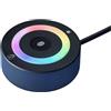 PUSOKEI Lettore di Impronte Digitali USB per Wins 10/11 Hello, Scanner Biometrico di Impronte Digitali con Luce RGB, Tocco a 360 Gradi e Riconoscimento Rapido, Chiave di Sicurezza USB