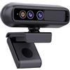 LEIYTFE Webcam Per Conferenze Webcam Ultra HD 2K Per Laptop Autofocus, Microfoni Con Cancellazione Del Rumore, Video Camera Per Streaming Meeting Gaming, Collegamento E Gioco Istantaneo