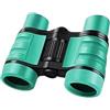 Generic Binocolo con ingrandimento 4X30 pieghevole portatile, compatibile telescopi di osservazione all'aperto(Green)