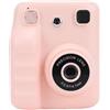 FAUOSWUK Fotocamera per Bambini, Fotocamera Digitale da 30 MP con Schermo da 2,4 Pollici e Stampa con un, Stampante Termica da 200 DPI, Include 2 Rotoli di Carta e Adesivi Divertenti (Rosa)