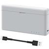 Ukbzxcmws Ricarica USB per Action 4/3 Action Camera Memorizza e protegge 3 batterie per efficienza