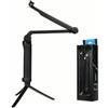 SYJYM Presa a 3 vie impermeabile selfie stick treppiede supporto multi-morfe supporto per cellulare fotocamera pieghevole supporti regolabili monopiedi