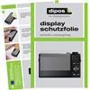 dipos I 2x Pellicola Protettiva antiriflesso compatibile con Canon PowerShot G7X Mark III Pellicola di Protezione