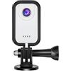 Opatiny Corpo impermeabile 2K, action cam indossabile con registrazione 1080p, modalità loop e display da 147 pollici, per viaggi, animali domestici e ciclismo