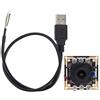 QWUUYEC Modulo Camera USB HD OV2710, Risoluzione 1920x1080 30fps, Campo Visivo 94° - Visione Notturna IR CUT Automatica, Compatibile Multi