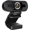 Generic HD 1080P Webcam USB Computer Camera con Microfono per Laptop PC Camera per Gaming/Videochiamata/Registrazione/Conferenza