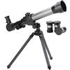 Generico Telescopio Per Bambini - Telescopio Rifrattore Ottico In ABS Da 60 Mm | Oculari Portatili Ad Alta Definizione 20X 30X 40X | Strumento Per Esperimenti Scientifici Per Bambini, Principianti, Studenti, O