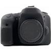 Market&YCY Custodia protettiva in silicone per fotocamera protettiva della fotocamera professionale, Per Canon EOS 80D - Nero