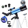YangRy Telescope for Adults Astronomy Beginners 70Mm Refractor Telescopes with Adjustable 51 Inch Tripod Phone Adapter Erect-Image Diagonal and Moon Filter good YangRy