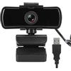 Wisoqu Webcam aziendale 1080P con microfono a cancellazione del rumore, lunghezza focale da 3,26 mm, obiettivo grandangolare da 110°, HDMI, USB, PTZ, per videochiamate e conferenze, per Win7/Win8/Win10, per